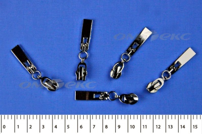 Слайдер декоративный, металлический №1/спираль Т7/никель - купить в Волжском. Цена: 6.29 руб.