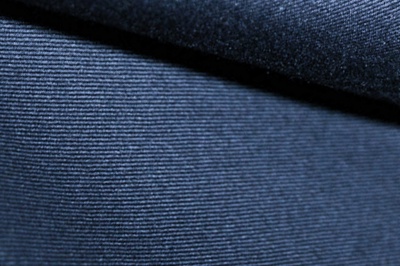 Ткань костюмная 8874/3, цвет темно-синий, 100% полиэфир - купить в Волжском. Цена 433.60 руб.