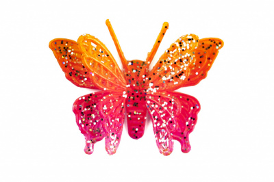 Бабочка декоративная пластиковая #10 - купить в Волжском. Цена: 7.09 руб.