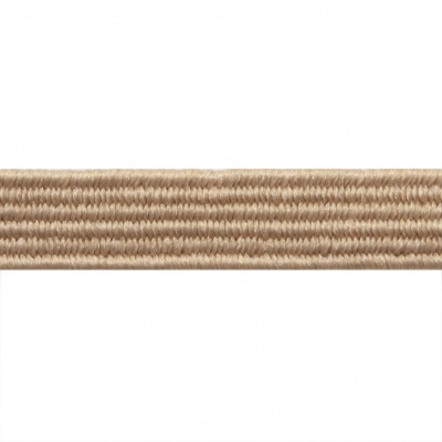 Резиновые нити с текстильным покрытием, шир. 6 мм ( упак.30 м/уп), цв.- 97-бежевый - купить в Волжском. Цена: 152.05 руб.