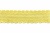 Тесьма кружевная 0621-1212А, шир. 45 мм/уп. 20+/-1 м, цвет 017-жёлтый - купить в Волжском. Цена: 1 033.32 руб.
