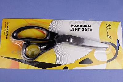 Ножницы ЗИГ-ЗАГ "MAXWELL" 230 мм - купить в Волжском. Цена: 1 041.25 руб.