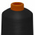 Нитки текстурированные кручёные, намот. 15 000 м, цвет чёрный - купить в Волжском. Цена: 237.24 руб.