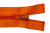 Спиральная молния Т5 849, 75 см, автомат, цвет оранжевый - купить в Волжском. Цена: 16.28 руб.