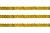 Пайетки "ОмТекс" на нитях, SILVER SHINING, 6 мм F / упак.91+/-1м, цв. 48 - золото - купить в Волжском. Цена: 356.19 руб.
