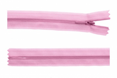 Молния потайная Т3 513, 60 см, капрон, цвет св.розовый - купить в Волжском. Цена: 10.13 руб.