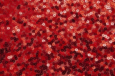 Сетка с пайетками №18, 188 гр/м2, шир.130см, цвет красный - купить в Волжском. Цена 371 руб.