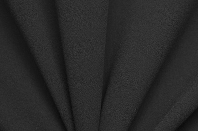 Костюмная ткань с вискозой "Бриджит", 210 гр/м2, шир.150см, цвет чёрный - купить в Волжском. Цена 564.96 руб.
