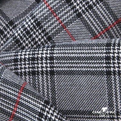 Ткань костюмная "Клер" 80% P, 16% R, 4% S, 200 г/м2, шир.150 см,#10 цв-серый/красный - купить в Волжском. Цена 412.02 руб.