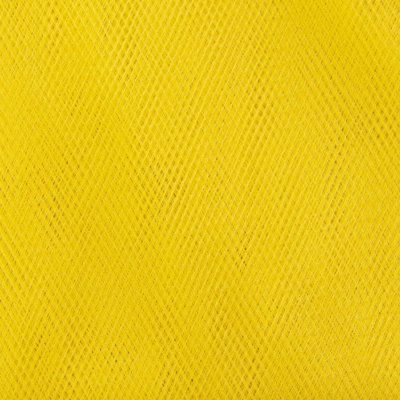 Фатин матовый 16-70, 12 гр/м2, шир.300см, цвет жёлтый - купить в Волжском. Цена 112.70 руб.