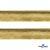 Кант атласный 136, шир. 12 мм (в упак. 65,8 м), цвет золото - купить в Волжском. Цена: 433.08 руб.