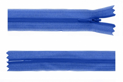 Молния потайная Т3 260, 60 см, капрон, цвет голубой - купить в Волжском. Цена: 10.13 руб.