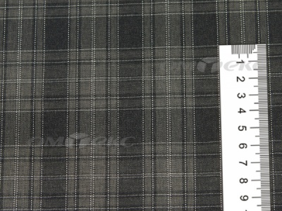 Ткань костюмная клетка 25235 2004, 185 гр/м2, шир.150см, цвет серый/бел - купить в Волжском. Цена 