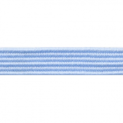 Резиновые нити с текстильным покрытием, шир. 6 мм ( упак.30 м/уп), цв.- 108-голубой - купить в Волжском. Цена: 155.22 руб.